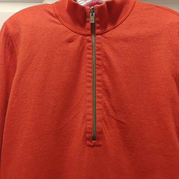 Tommy Bahama 1/2 Zip Coral Pullover Sweatshirt Size S - Picture 5 of 5